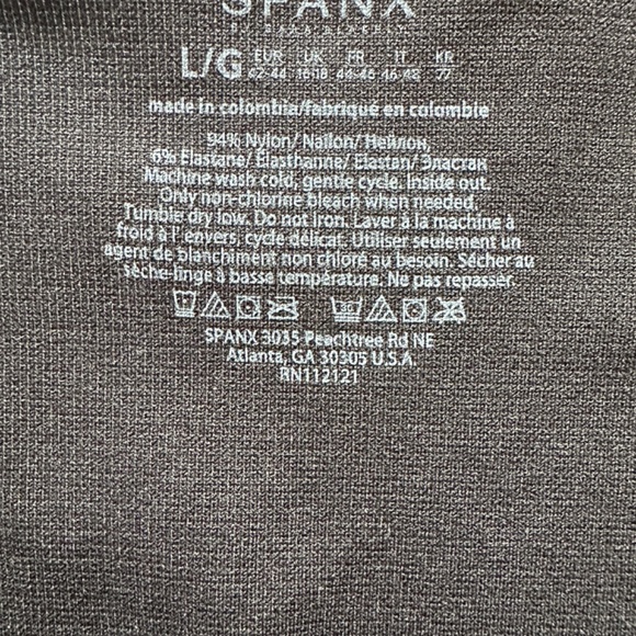 Spanx by Sara Blakely Seamless Compression Leggings - Black - Picture 3 of 4